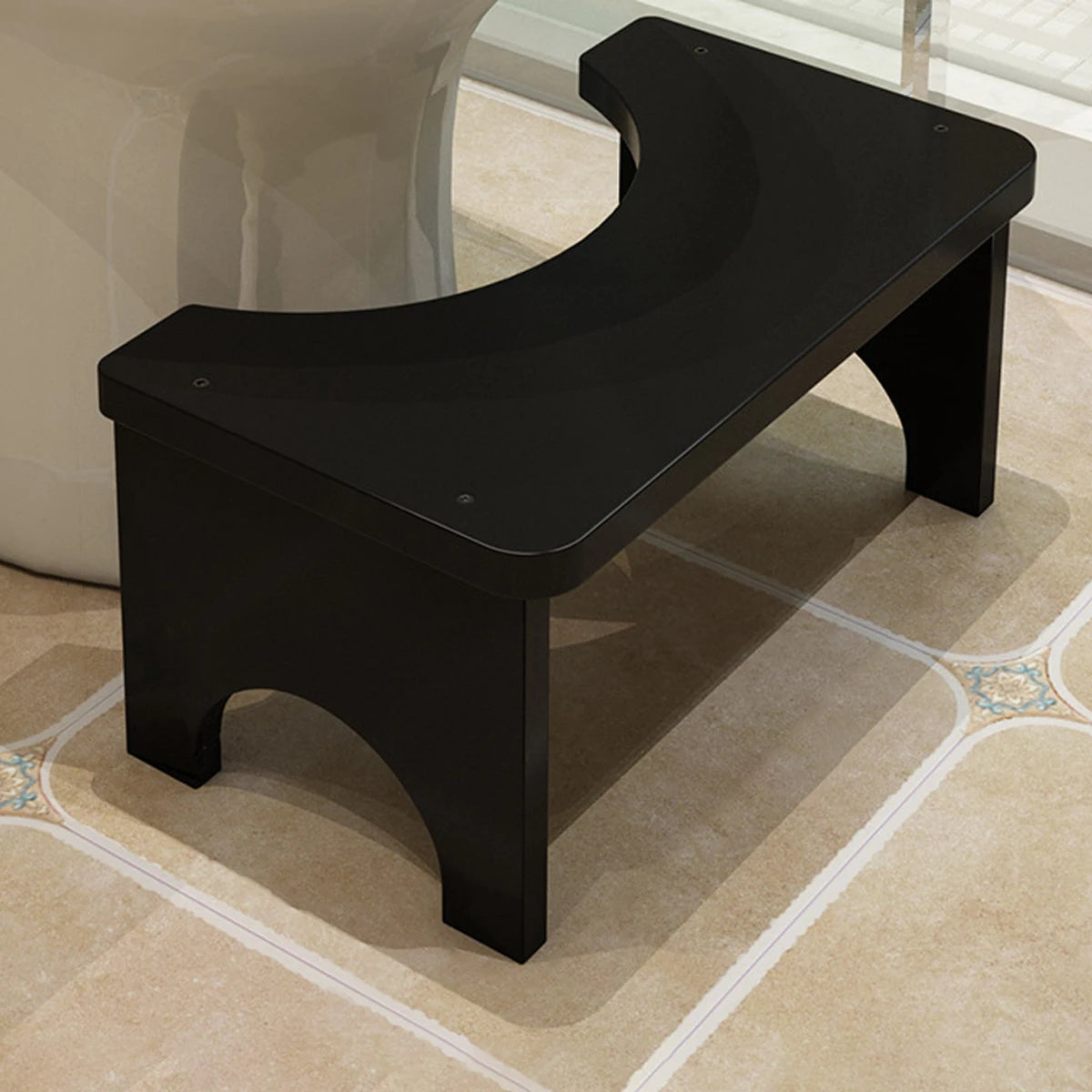 Bamboo Squatty Potty, Portable Bamboo Toilet Squat Stool