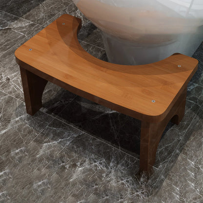 Bamboo Squatty Potty, Portable Bamboo Toilet Squat Stool
