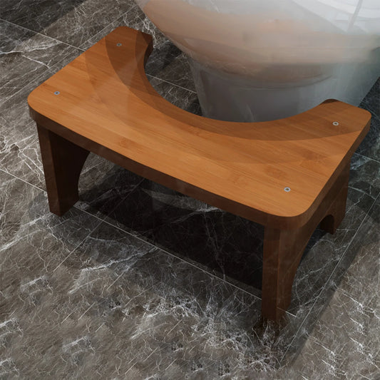 Bamboo Squatty Potty, Portable Bamboo Toilet Squat Stool