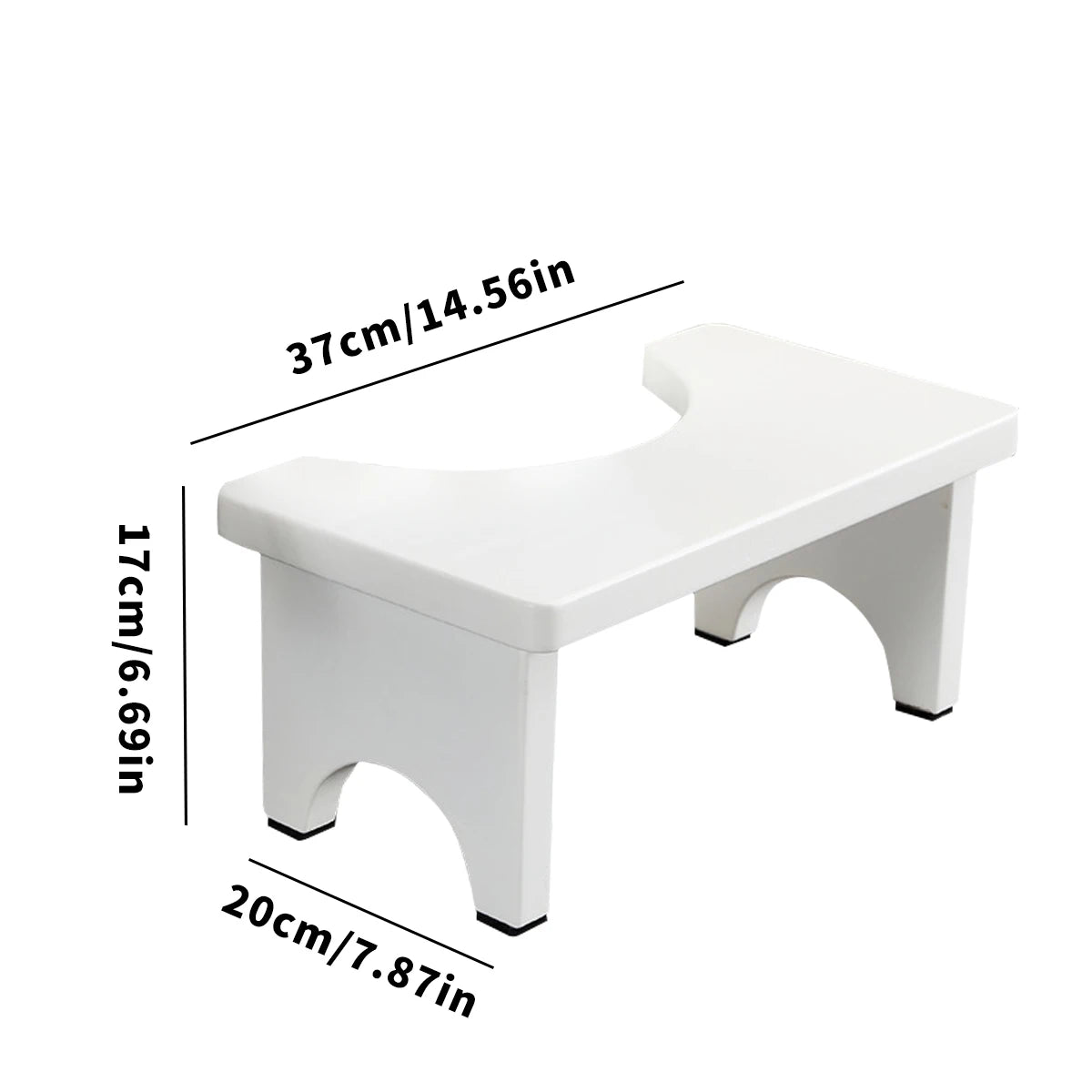 Bamboo Squatty Potty, Portable Bamboo Toilet Squat Stool