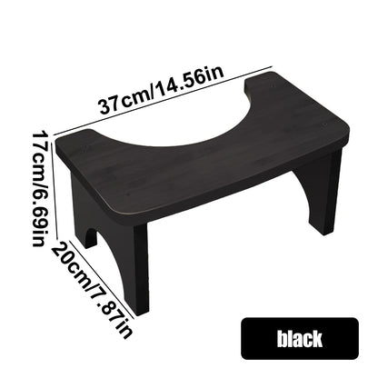 Bamboo Squatty Potty, Portable Bamboo Toilet Squat Stool