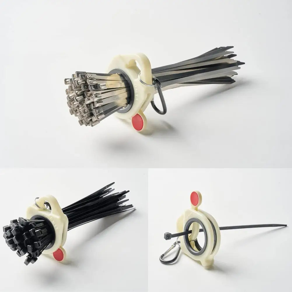 Cable Tie Organizer, Zip Tie Holder, Glow in the dark